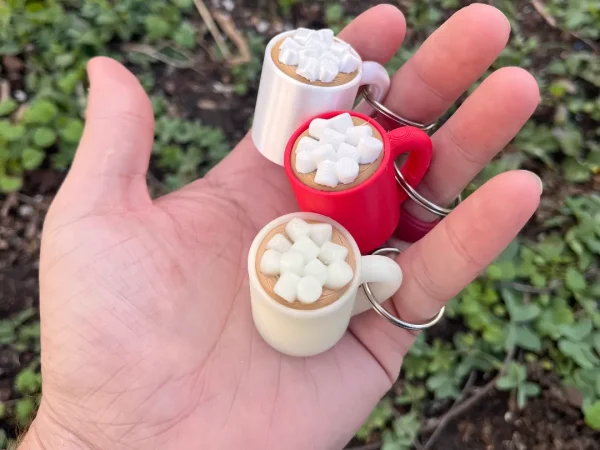 Christmas Hot Coco Keychain